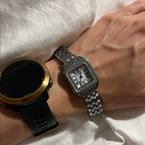 Silver Stainless Steel Smartwatch
